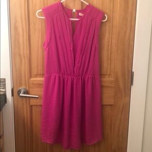 Rebecca Taylor hot pink minidress